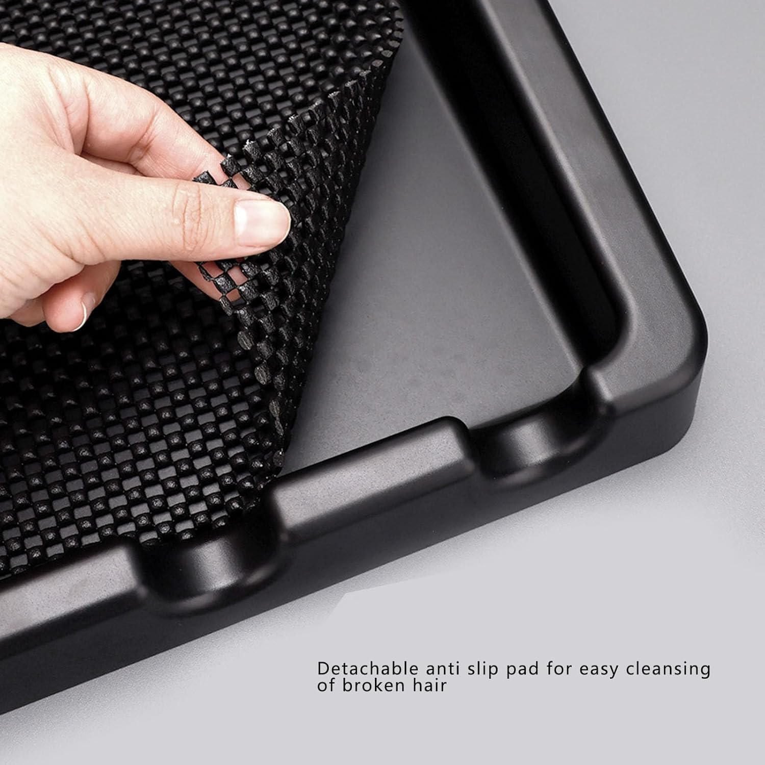 Fockety Hair Scissors Storage Rack Barber Scissors Storage Box with Non-Slip Mat, Hairdressing Combs, Clips, Scissors, Organiser, Hairdressing Scissors Container for Salon image number 4