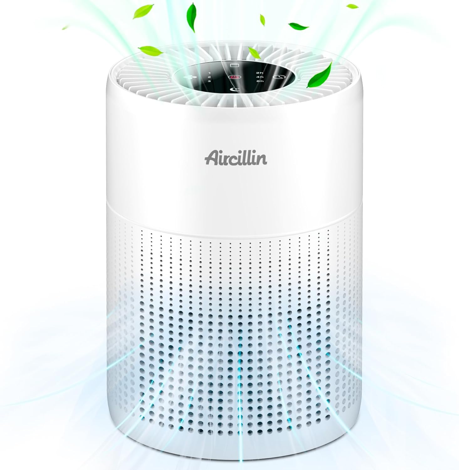 Aircillin Air Purifiers for Bedroom with HEPA Filters, Air Purifier for Home Large Room Covers Pet Hair Dander Smell Pollen Wildfire Smoke, Remove 99.99% Particles down to 0.1 Microns (AP070A) image number 2