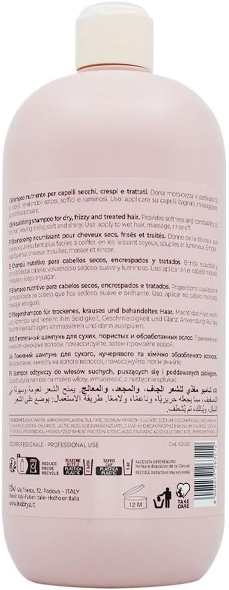 Inebrya Ice Cream Dry-T Nourishing Shampoo 1000Ml