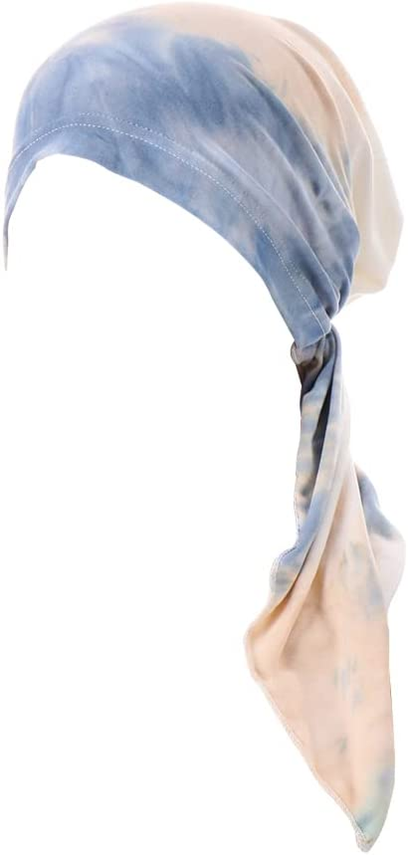 Fxhixiy Pre-Tied Bandana Turban Hat Chemo Cancer Headscarf Headwraps Headwear for Women Hair Cover Hat