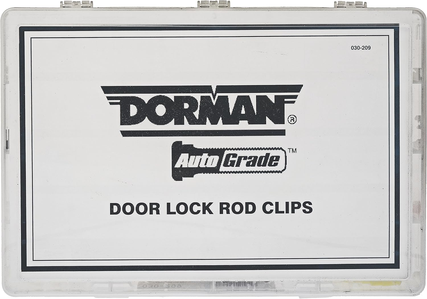 Dorman 030-209 Door Lock Rod Clip Tech Tray, 80 Piece image number 1