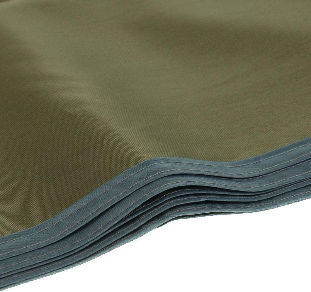 FITYLE 2.1 X 1.5M Waterproof Ground Sheet Camping Tent Footprint with Anchor Holes - Army Green image number 6