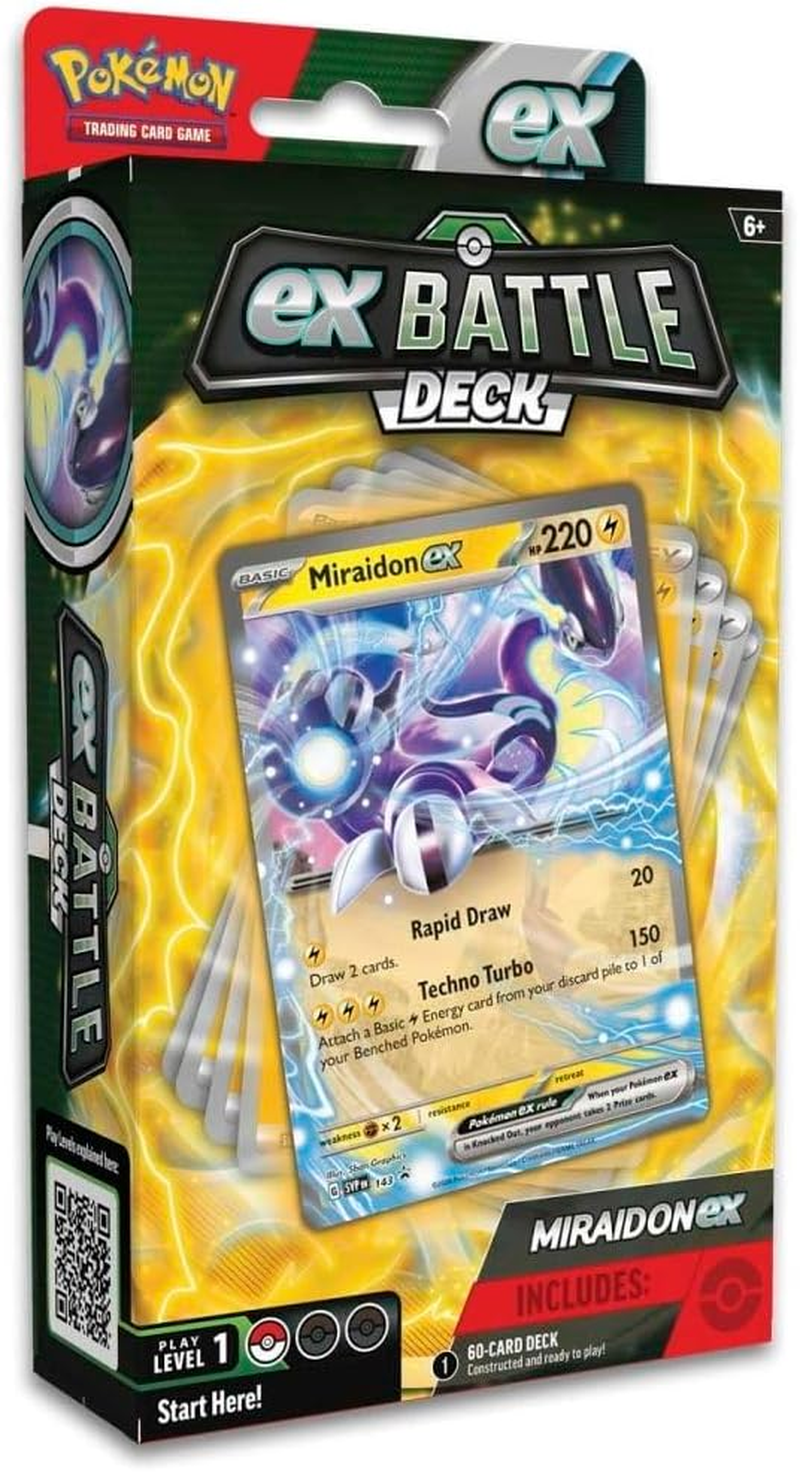 Pokemon TCG: Miraidon EX Battle Deck image number 1