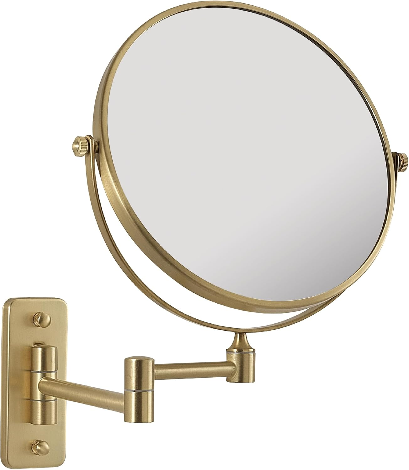 Gedy Gaia Gun Metal Wall Magnifying Mirror