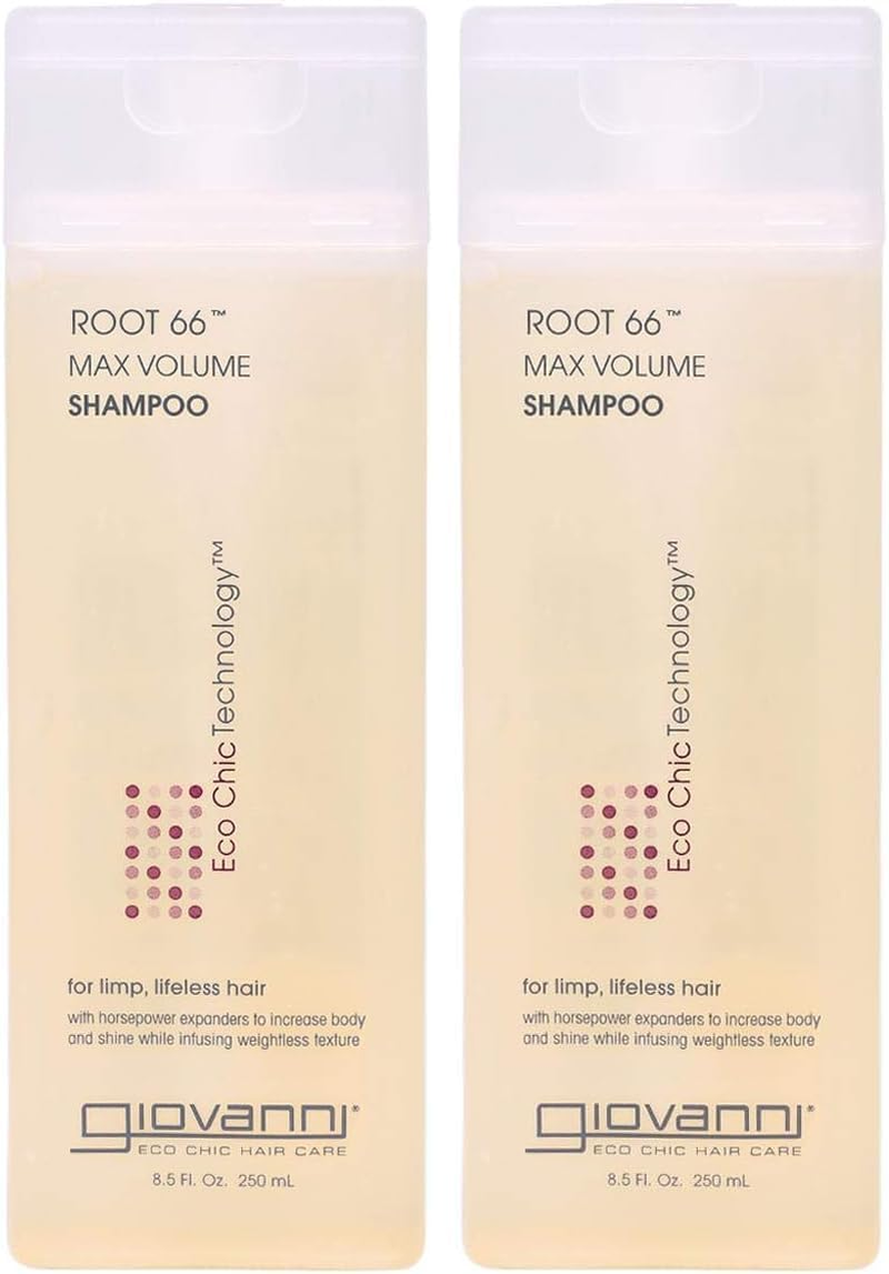 GIOVANNI Root 66 Max Volume Shampoo, 250Ml (Pack of 2)