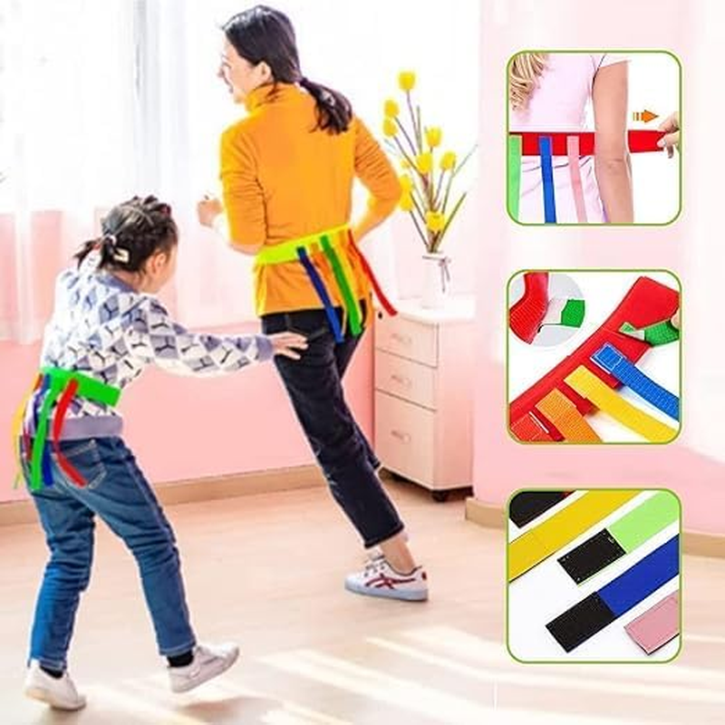 31 Piece Potato Bag Race, Outdoor Lawn Relay, 3 Leg Race Belt, Carnival Event Game for Kids and Adults (With Prizes and Whistle) image number 1