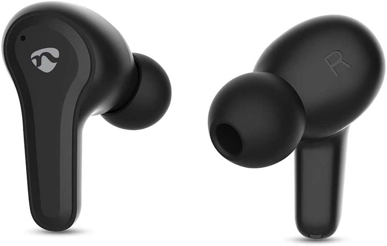 Nedis Fully Wireless Headphones - Hybrid (ENC + ANC) - Bluetooth - Max. Battery Playtime: 36 Hours - Touch Control - Charging Case - Wireless Charging Case - Built-In Microphone image number 2