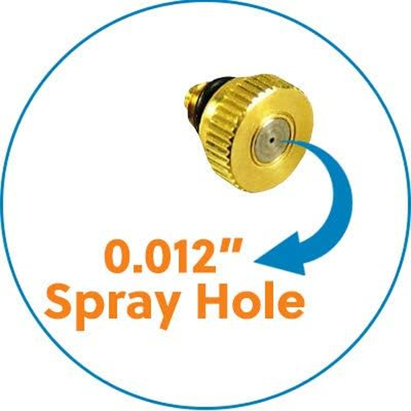 Cool-Off Micro-Mist Nozzle- Garden & Patio Misting System, Cooling Brass Nozzles with 0.012 Inch Size & 10/24 Inch Thread (Pack of 5) image number 3