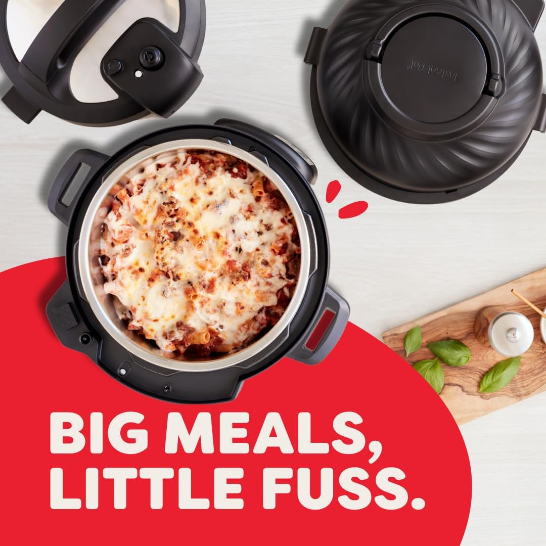 Instant Pot Duo Crisp + Air Fryer 11-In-1 Multicooker, 8L - Pressure Cooker, Air Fryer, Slow Cooker, Steamer, Sous Vide Machine, Dehydrator with Grill, Food Warmer and Baking Functions image number 6