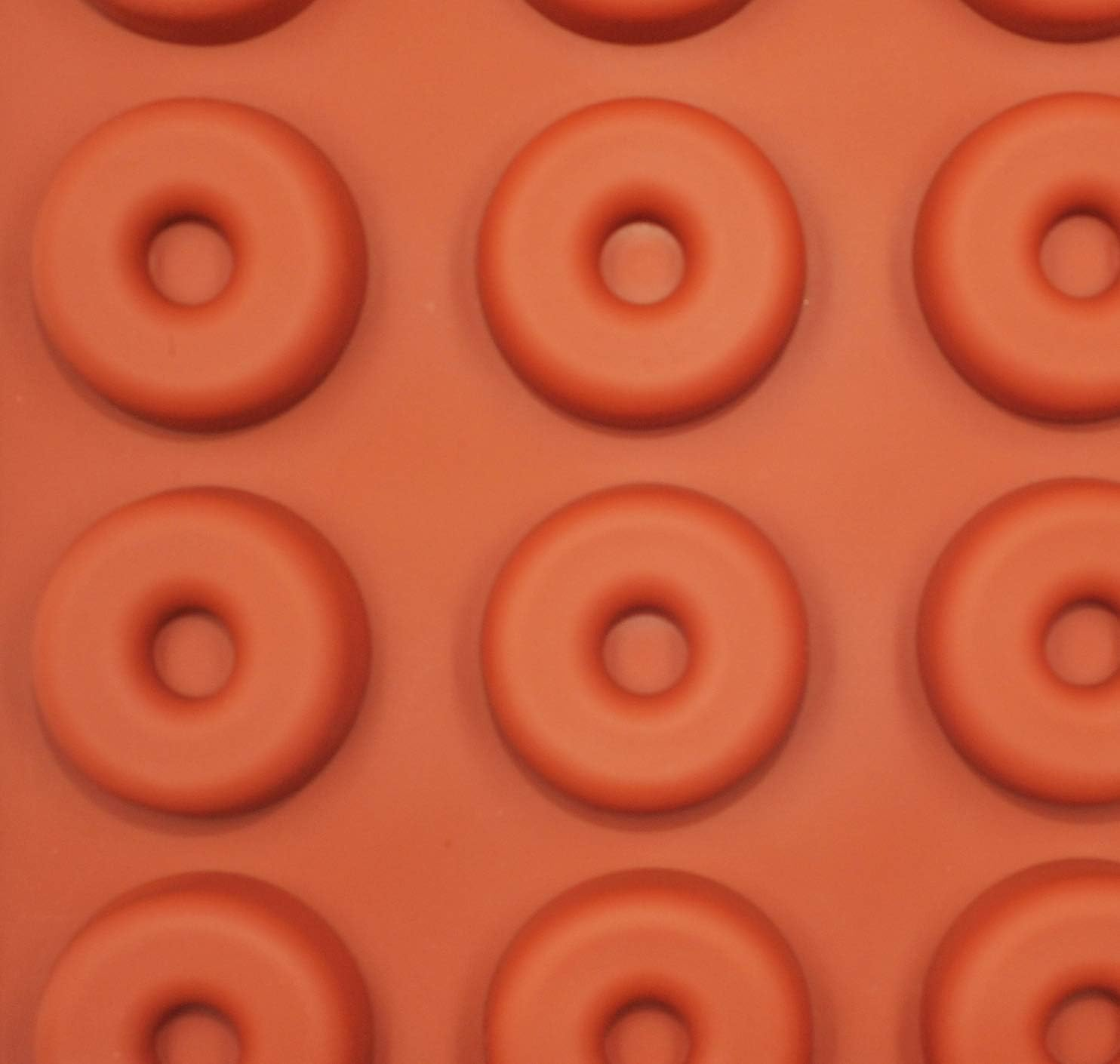 Selecto Bake Silicone Donut Molds 18-Cavity Doughnut Mould Non-Stick Donut Mould Baking Tray Donut Baking Pans for Making Doughnuts Cake Biscuit BPA Free Mini Cake Molds Tray for DIY image number 3