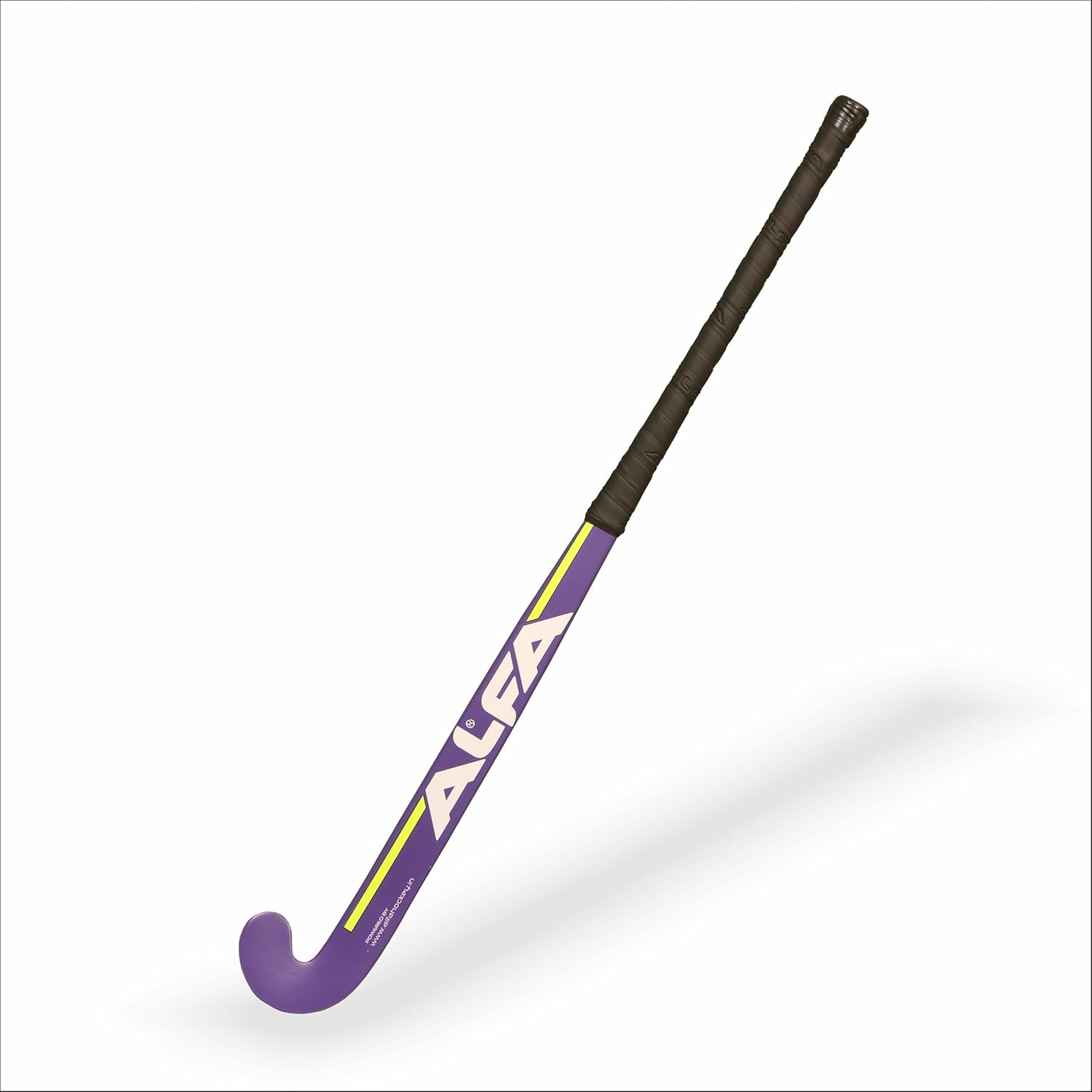 ALFA Y-30 Junior Hockey Stick | Color: Purple | Size: 32&rdquo; | Material: 10% Carbon | Gender: Unisex | Precision Build | Comfortable Grip | Durable & Lightweight | Powerful Shots | Junior Players image number 3