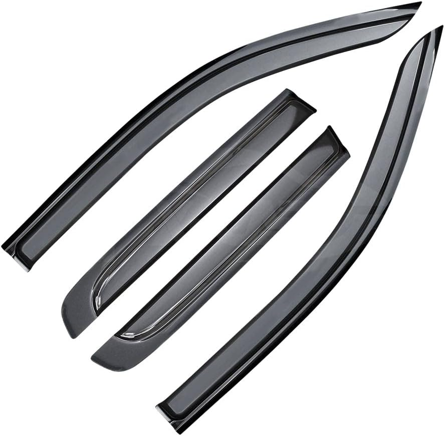 X-CAR Premium Weathershields Compatible with Volkswagen Amarok Dual Cab 2009-2022 Car Accessories Weather Shields Wind Deflectors Window Sun Visors image number 2