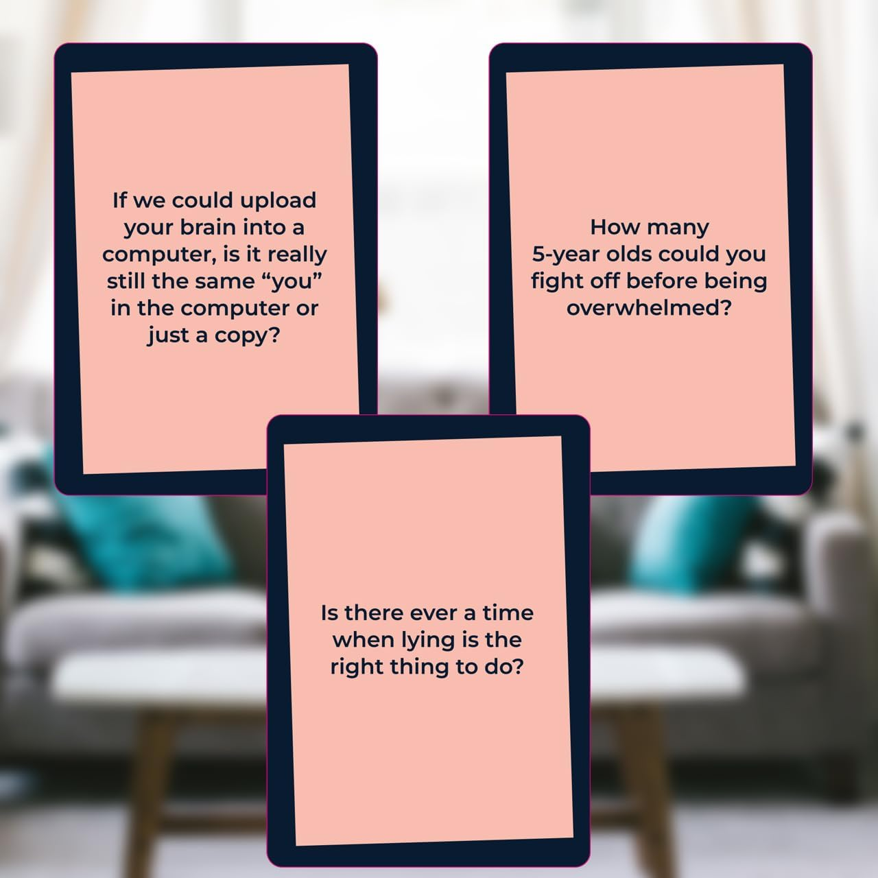 Don'T Ask That - 150 Deep Conversation Cards for Adults, Couples, Families and Mature Teens That Skip the Icebreakers | Adult Party Games, Conversation Starters, Question Games, Game of Questions image number 5