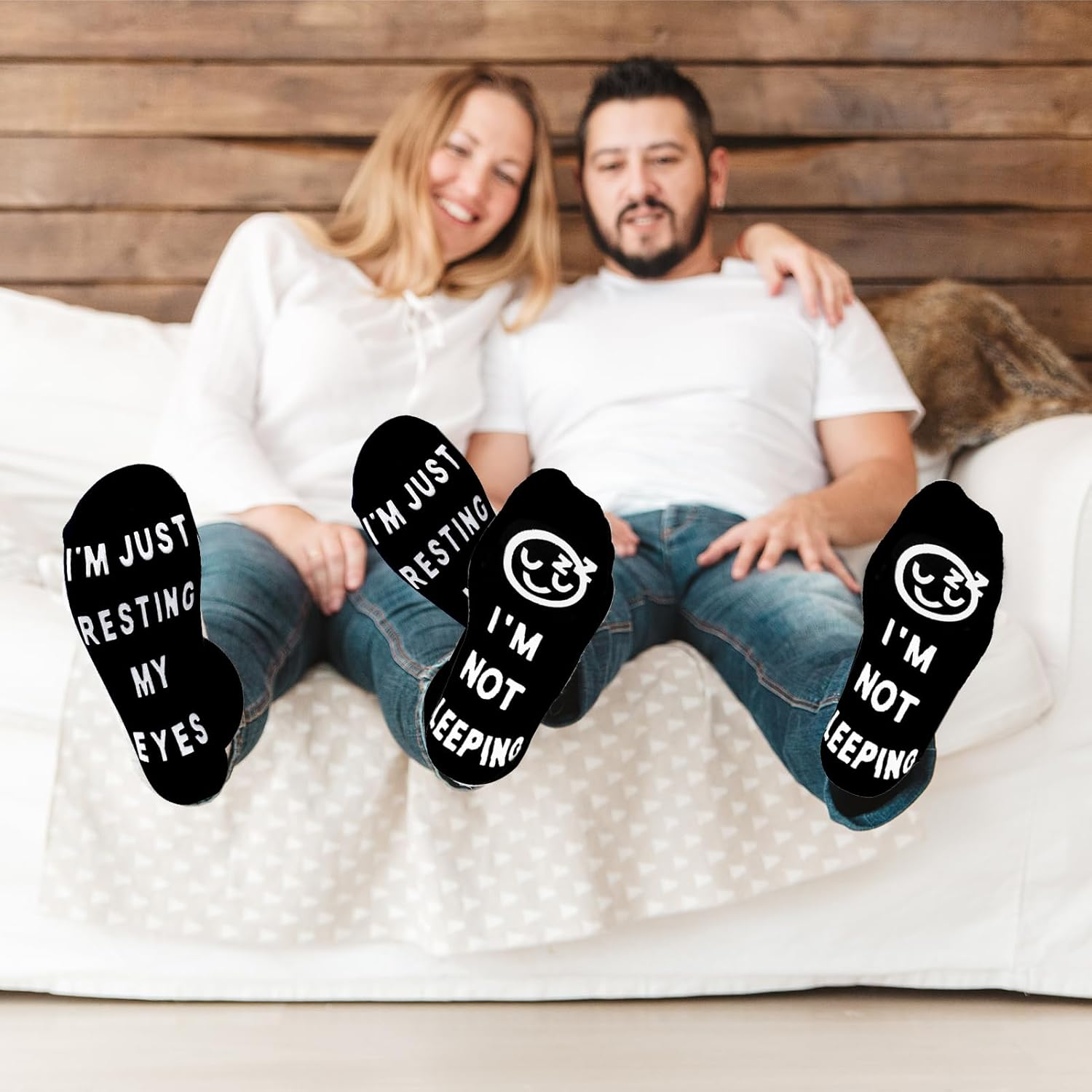 Men Socks Birthday Gifts Black, Funny Socks Men, Breathable Cotton Personalised Socks Non-Slip, Christmas Fathers Day Gift Birthday Present image number 5