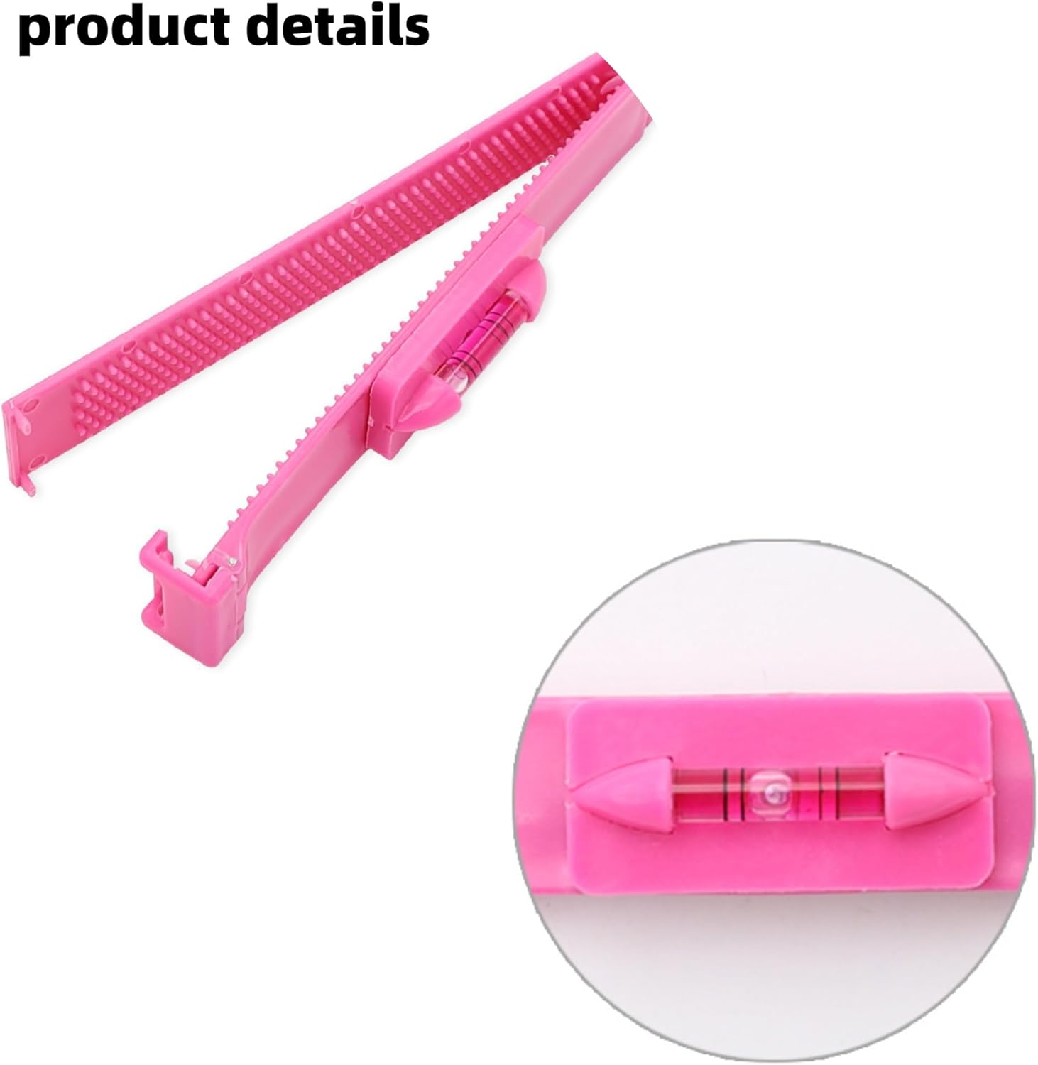Home Hair Cutting Tool Set with Level Bubble - 2Pcs DIY Bangs & Long Hair Trimmer Guide for Women Men Kids, Salon-Like Haircut at Home image number 3