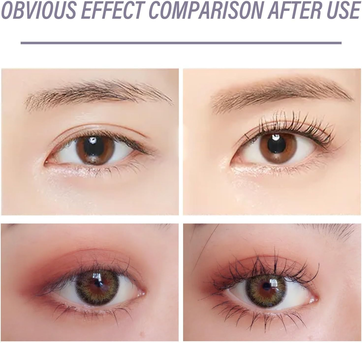 Waterproof Iron Wand Mascara for Fine Short Eyelashes - Telescopic Tubing Mascara Black for Length - Smudge Proof No Flaking No Clumping Curling and Lash Lift Effect, Hypoallergenic (8 PCS) image number 2