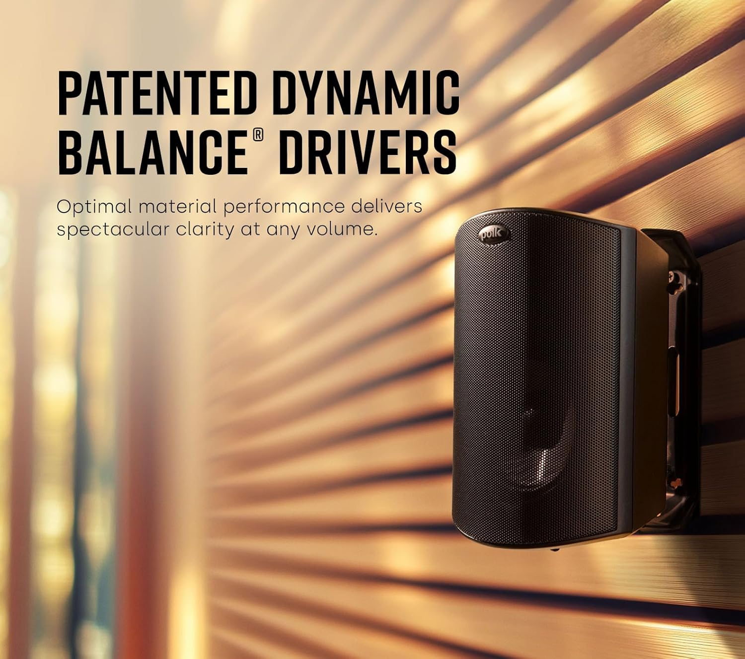 Polk Audio Atrium 4 All-Weather Outdoor Speaker with 4.5" Dynamic Balance Woofer, Compact Design for Powerful Sound and Durable Year-Round Outdoor Performance, 1 Pair, White image number 5