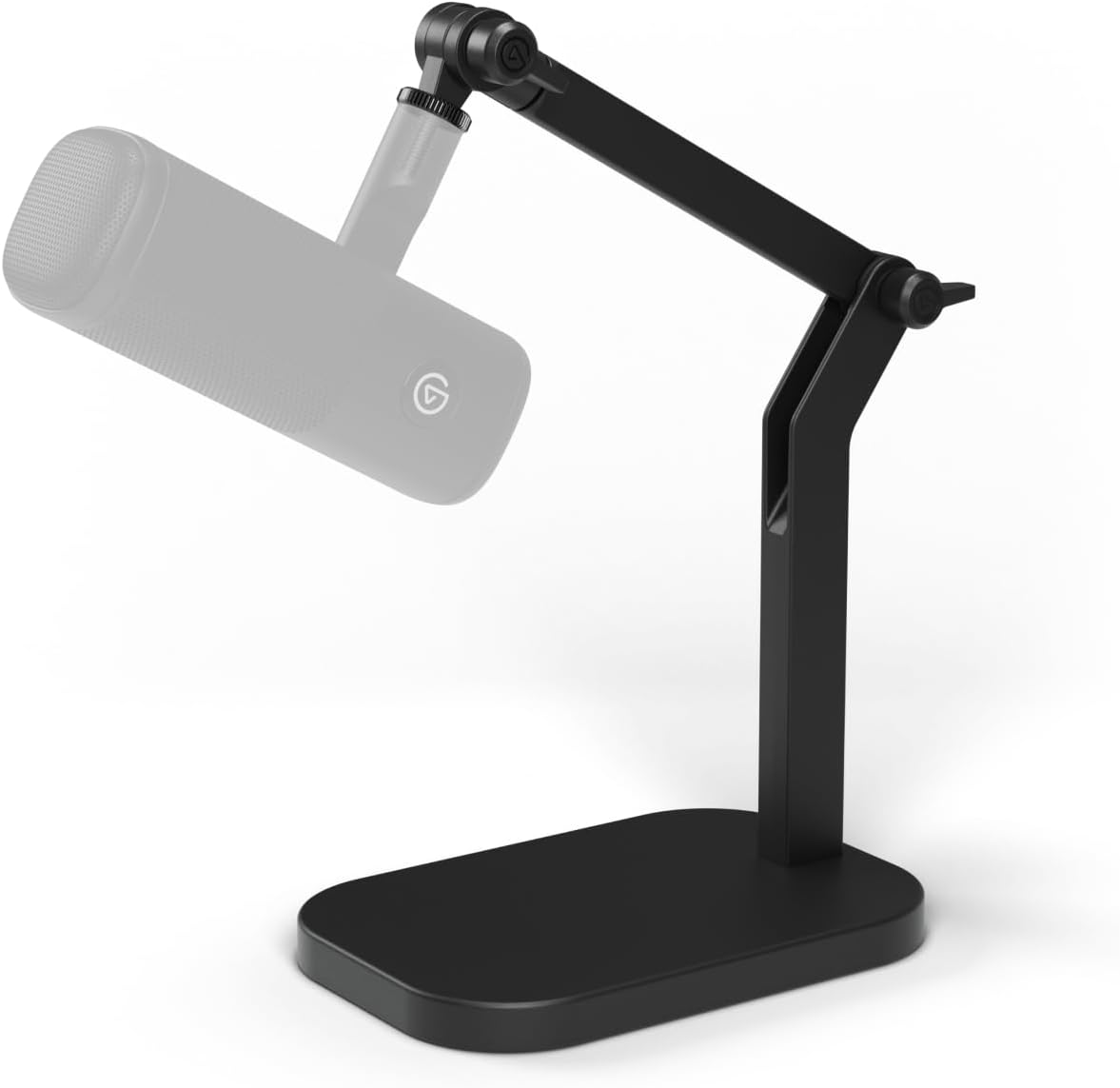 Elgato Wave Desk Stand - Adjustable Mounting Arm for Microphones, Works with Elgato, Hyperx, Rode, Fifine, Shure and More Mics, Compatible 1/4, 3/8 & 5/8 Thread, for Recording/Podcasting/Streaming image number 2