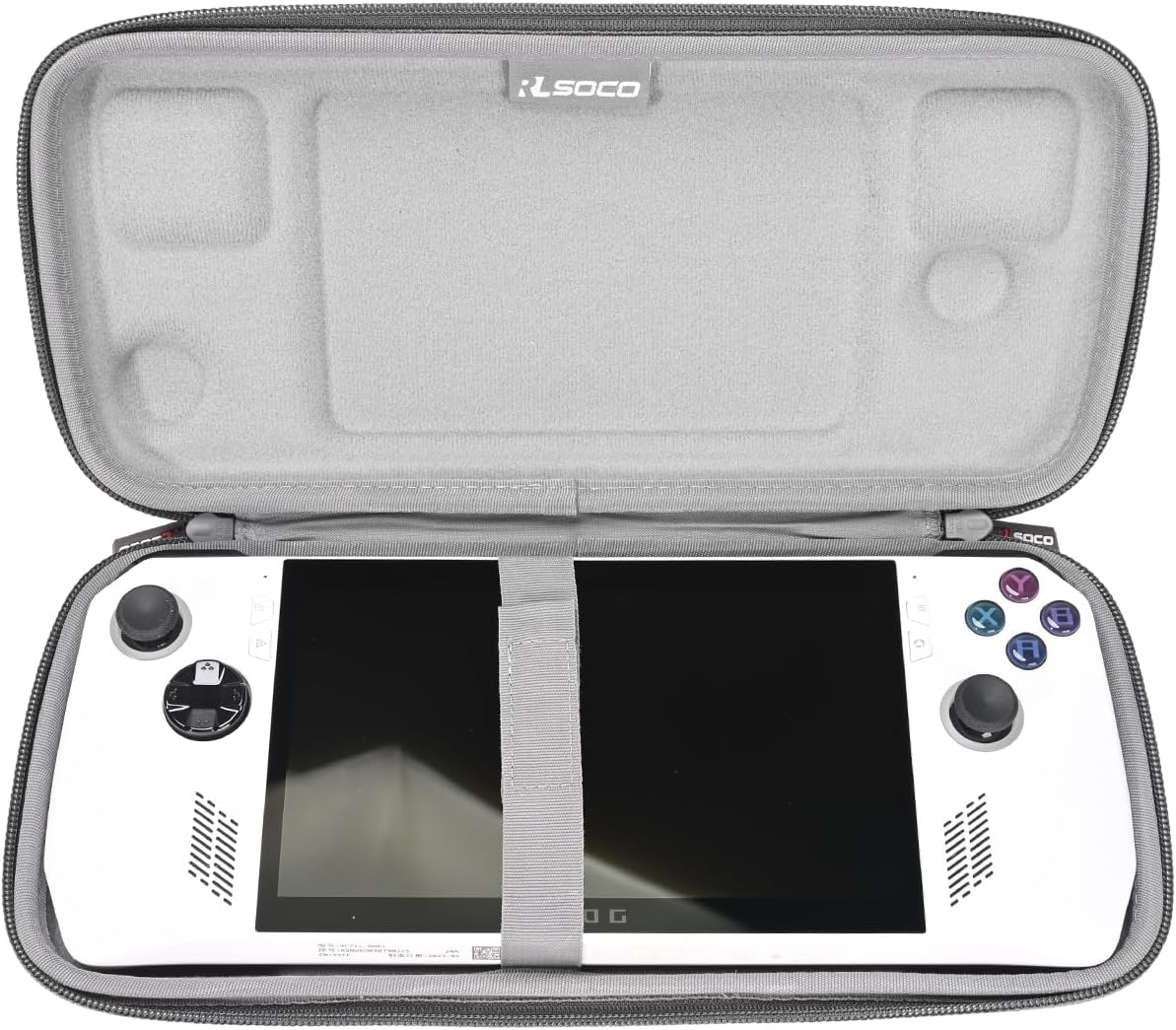 RLSOCO Hard Case for ASUS ROG Ally X Handheld Gaming Device - Grey (Case Only)
