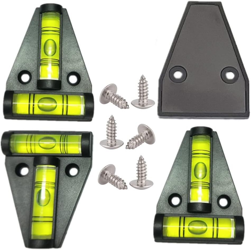SIZIKJXGHWYI 3Pcs Magnetic T Level with Screws Mounted, Screw and Magnetism Dual-Function Bubble Spirit Levels, Leveling for Trailers, Camera, Telescope, Tripods image number 2