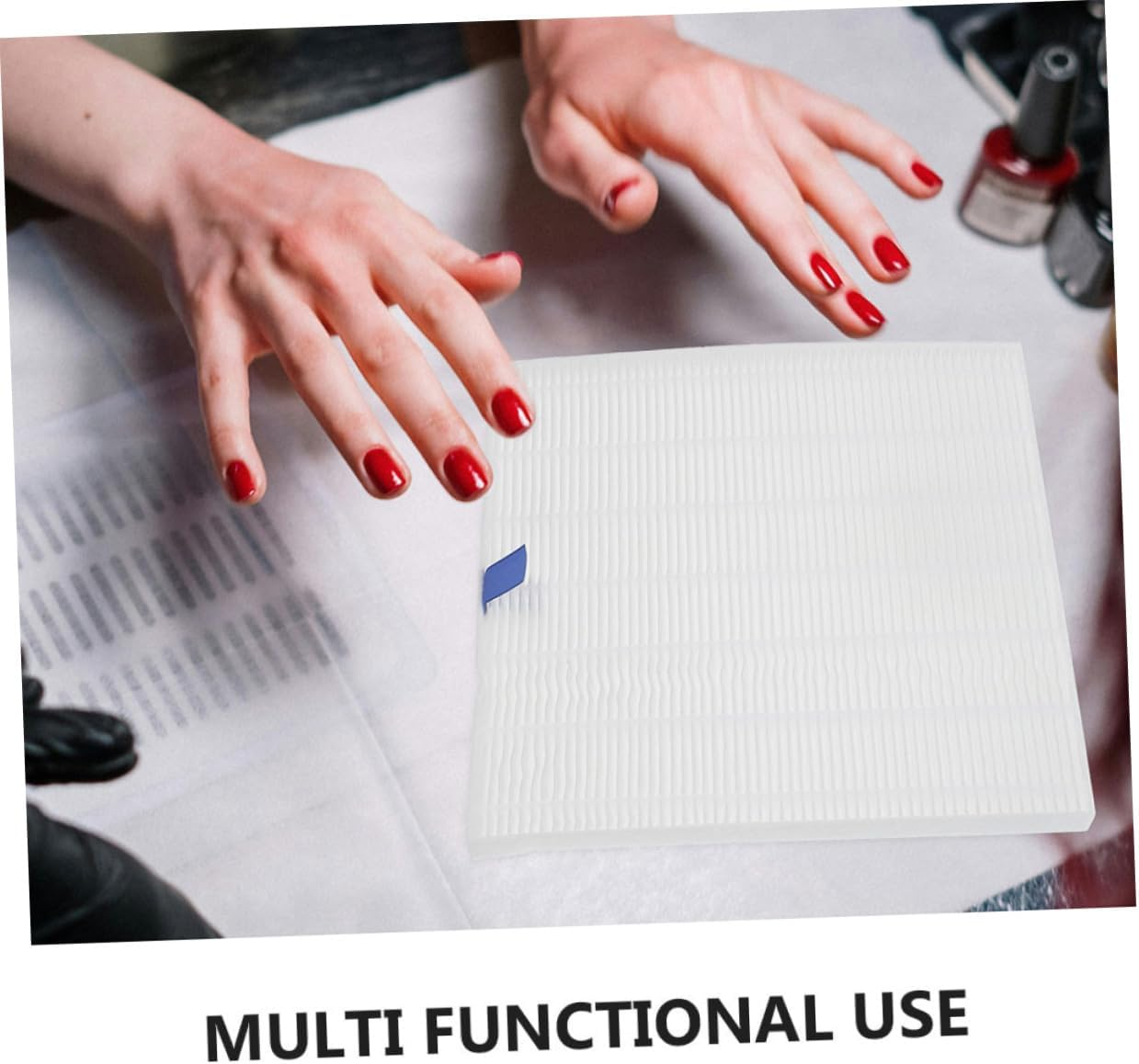 SAFIGLE Portable Nail Collector Sheets Nail Dusting Collector for Replacement Filter for Manicure Use image number 6