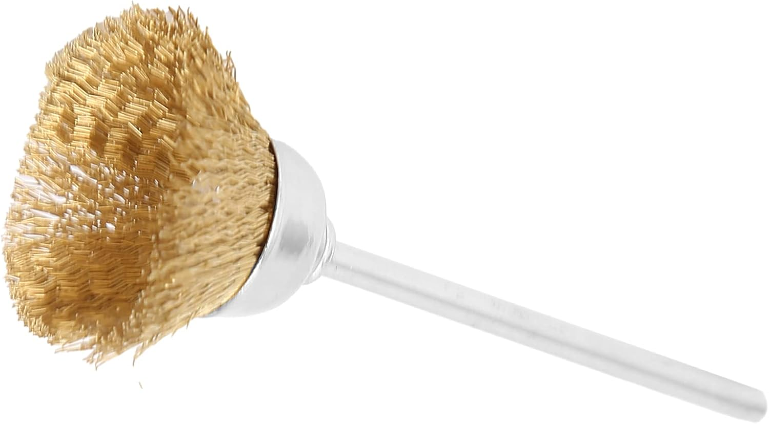 Nail Drill Cleaning Brush, Nail Drill Cleane Portable Manicure Tool Wear-Resistant Durable for Home Use and Nail Salon (Golden Copper Wire Brush) image number 4