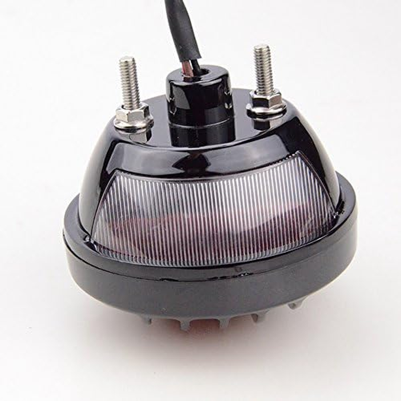 Katur Motorcycle Tail Brake Light Motorcycle License for Suzuki Yamaha Harley Bobber Chopper Black 12V image number 3