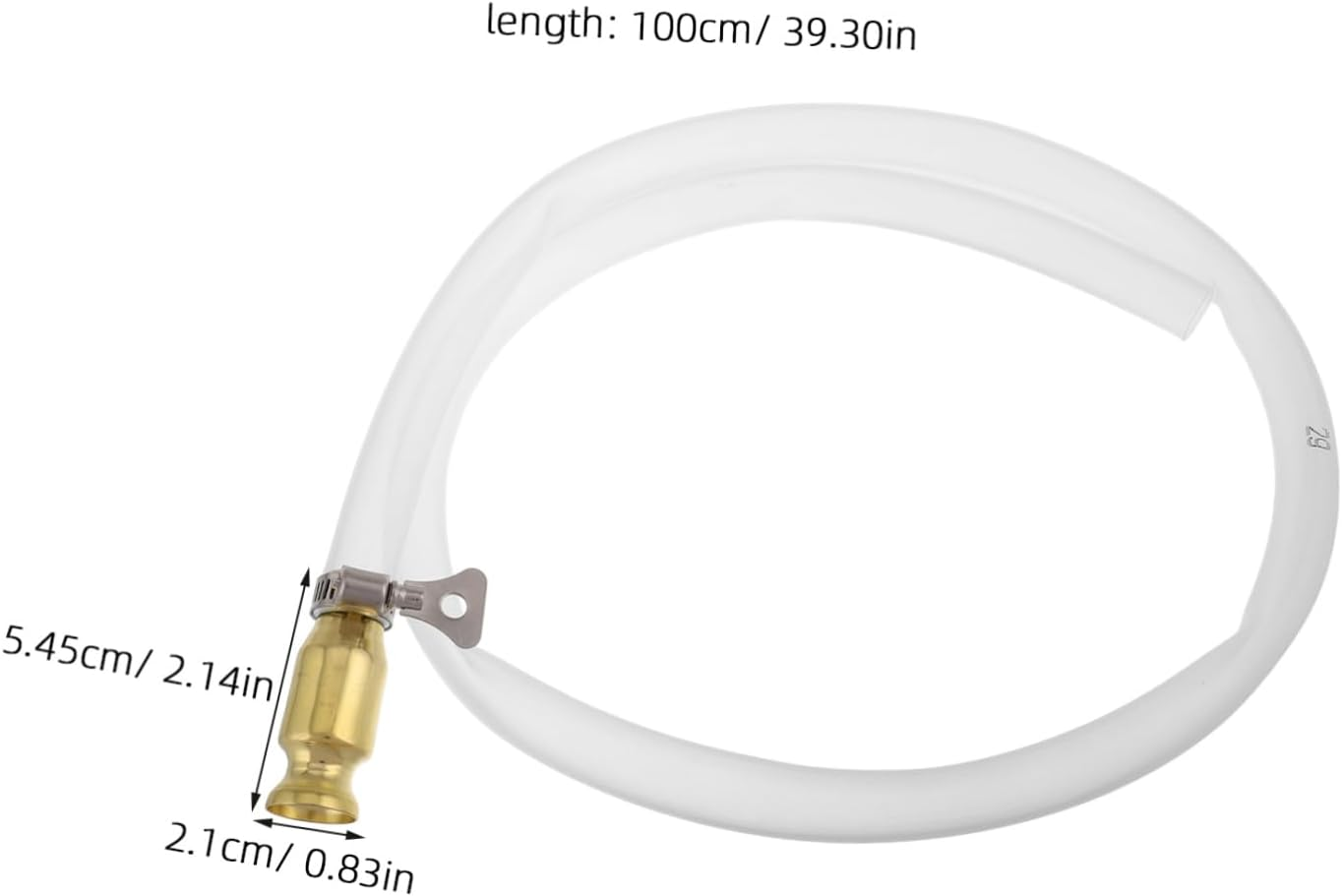 CLISPEED Self-Priming Fluid Transfer Pump Manual Automotive Siphon for Brake System Bleeding Liquid Transfer Tool Suction Hose image number 4