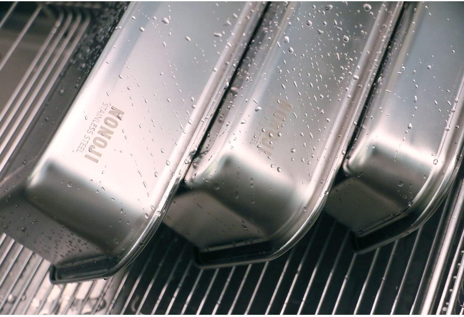 Noji Storage Container, Stainless Steel, Microwave Safe, Stainless Steel Magic Container, M, 43.1 Fl Oz (1,300 Ml), Oven, Freezer, Dishwasher Safe, Gray image number 6