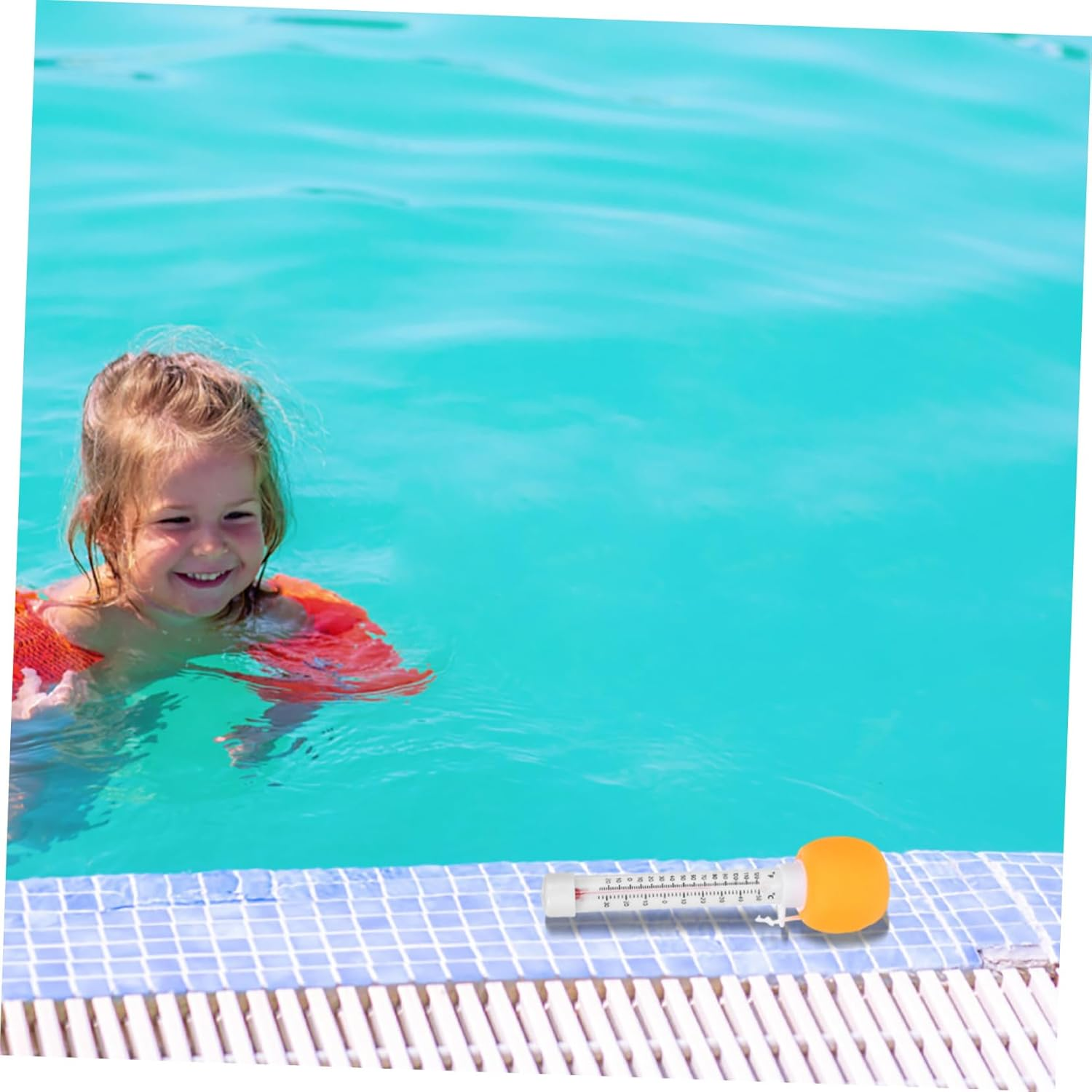 Floating Pool Thermometer Easy Read Water Temperature Gauge for Swimming Pools Hot Tubs Bath Accessories Accurate Measurement