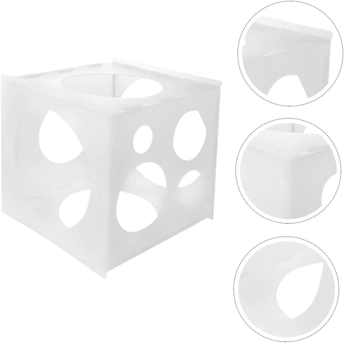 CIYODO 1Pc Balloon Measuring Box Measuring Case for Balloon Decoration Party Supplies Weddings and Birthdays Accurate Balloon Measurement Tool for Arrangements image number 6