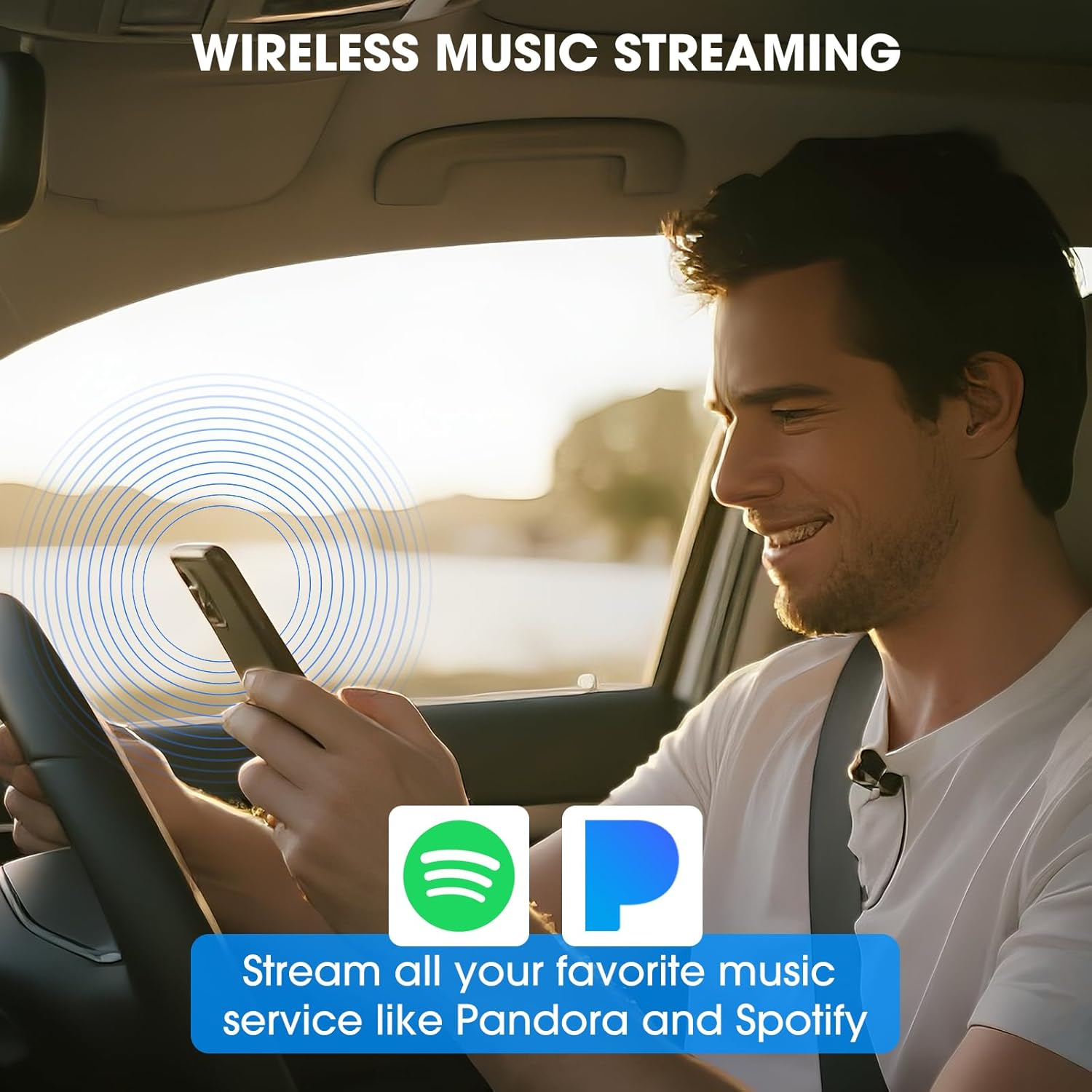 Single Din Classic Car Stereo: Vintage Retro Style Radio for Truck - Bluetooth LCD Display AM FM Receiver USB Aux-In Pre-Amp Subwoofer Output image number 5