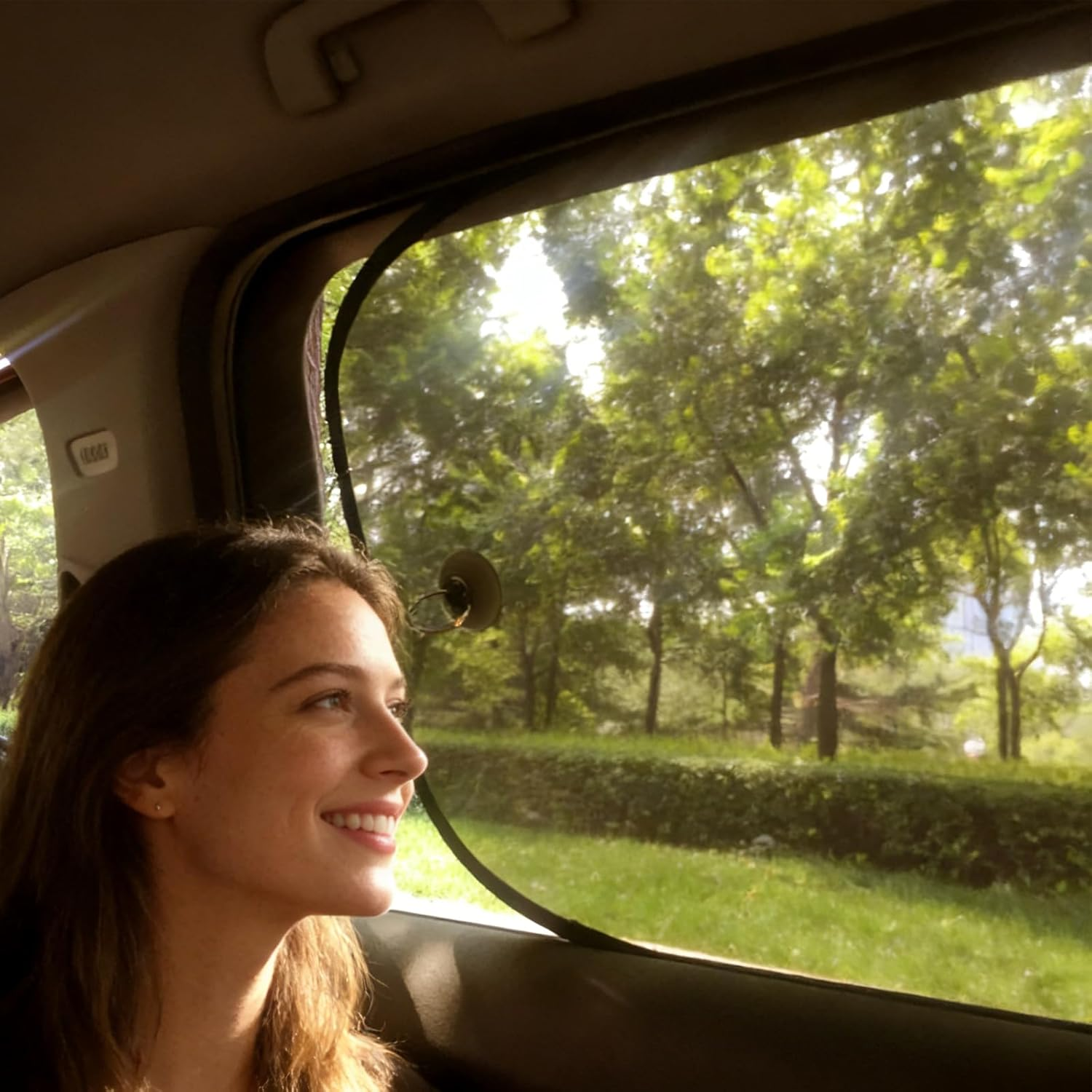 2PCS Car Window Shades for Baby, Car Sun Shade for Baby, Breathable Car Window Shade Screen, Sun Shades for Car Windows UV Protection for Kids and Infants image number 4