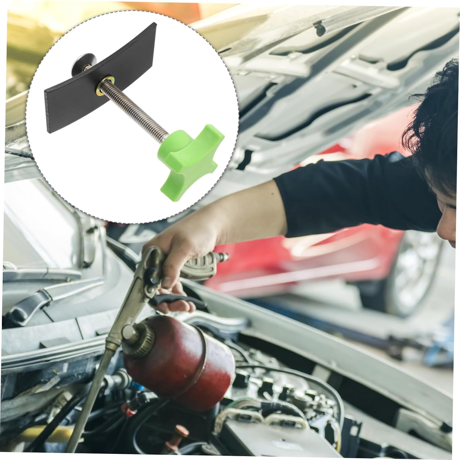 TINEASUR Disc Brake Pad Spreader and Professional Brake Piston Tool for Automotive Repair Suitable for Mechanics and Diy Maintenance image number 2