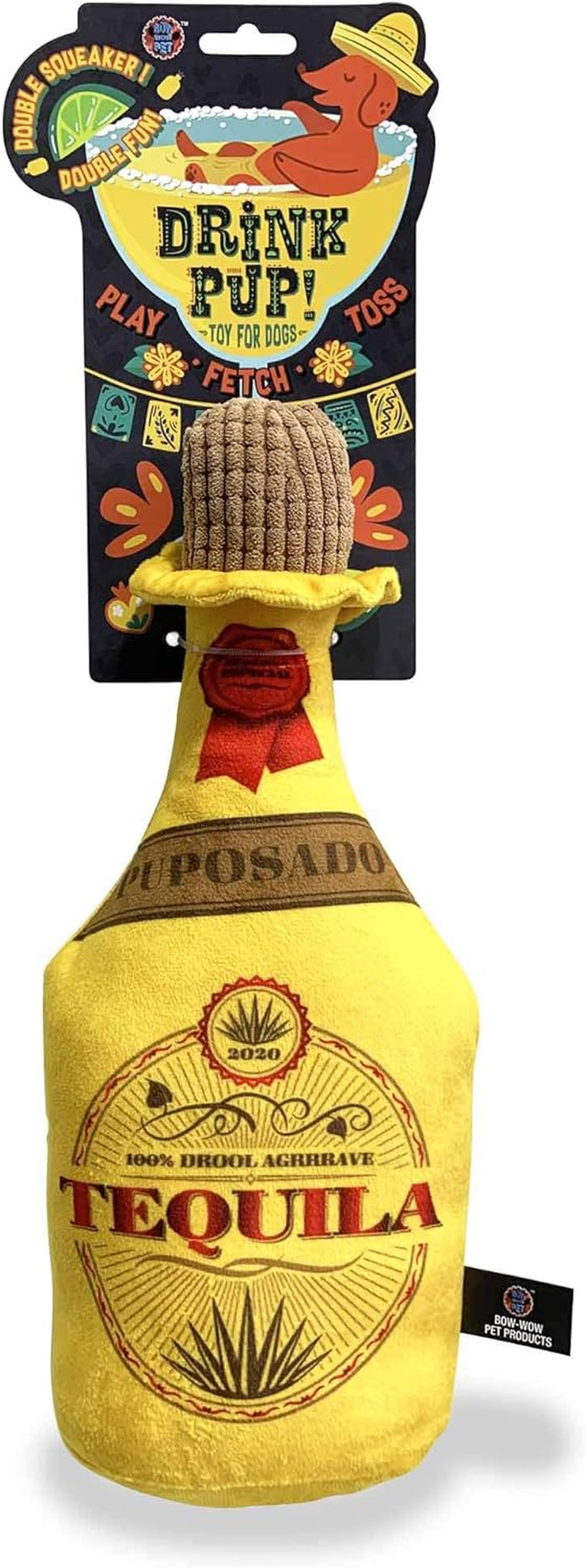 Bow Wow Pet Shark Hide & Seek Plush Dog Toy Set Teeth (4-Piece) Pet Teeth Teasing Toy (97659)