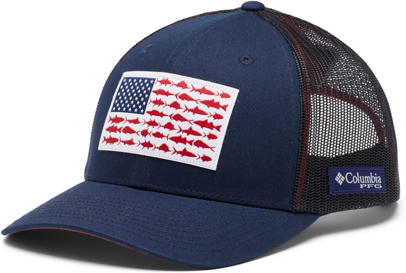Columbia Unisex-Adult PFG Snap Back Fish Flag Ballcap