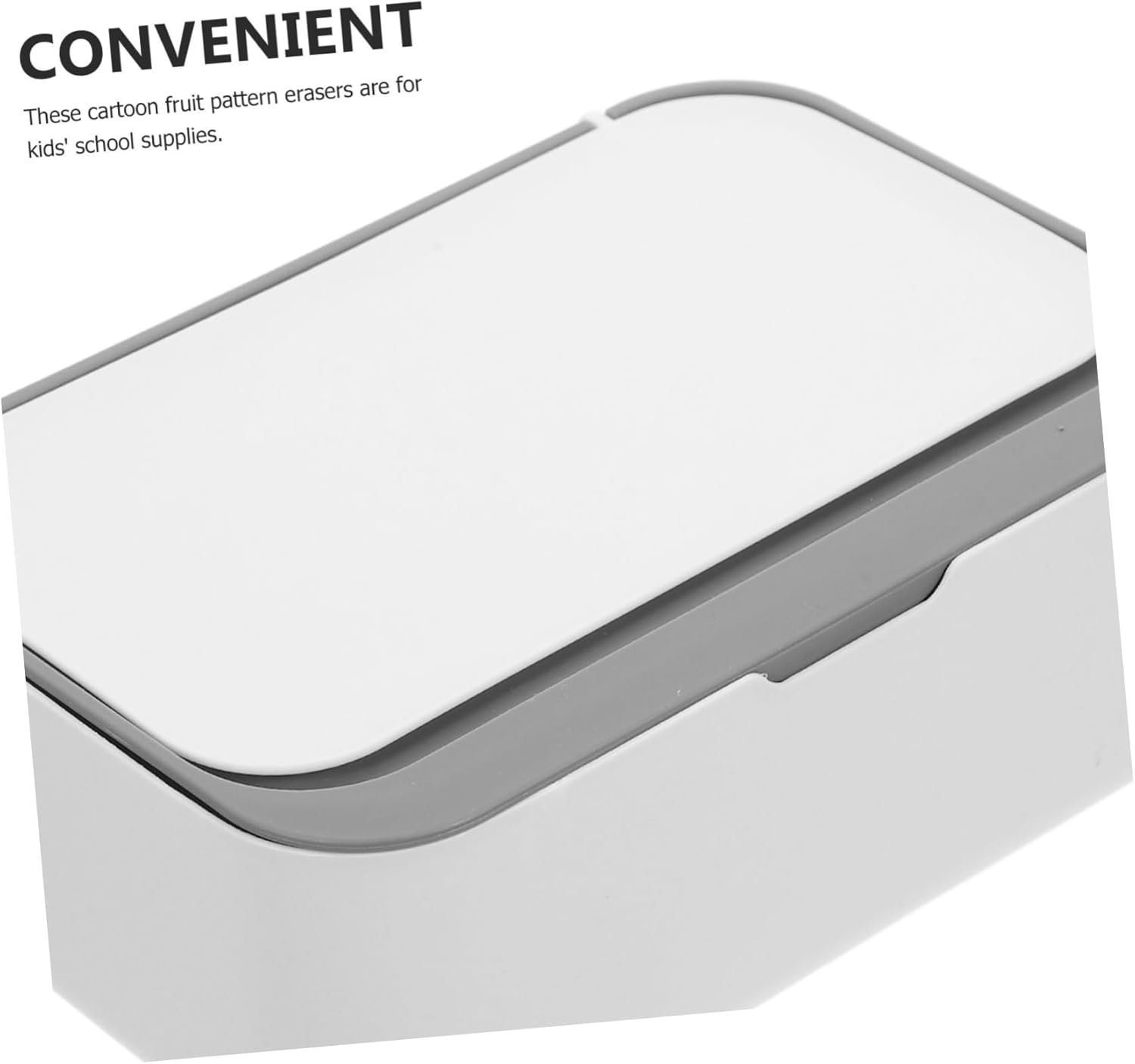 CANIGHT Wipes Dispenser Lid Moisture-Preserving Wipe Holder Box for Home Office and Car Use Elegant Dust Storage Case White image number 4