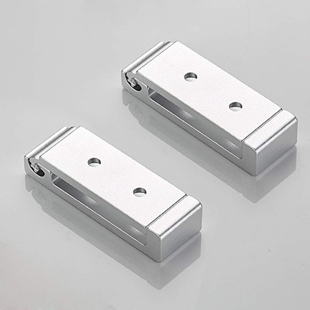 Folding Coat Hooks, 10Pcs Wall Hooks for Hanging Coat Towel Hooks Hardware Heavy Duty Aluminum Alloy Headphone Holder Hooks No Rust Wall Mounted with Screws for Bags Fitness Equipment (10Pcs-Silvery) - 10Pcs-Black image number 5