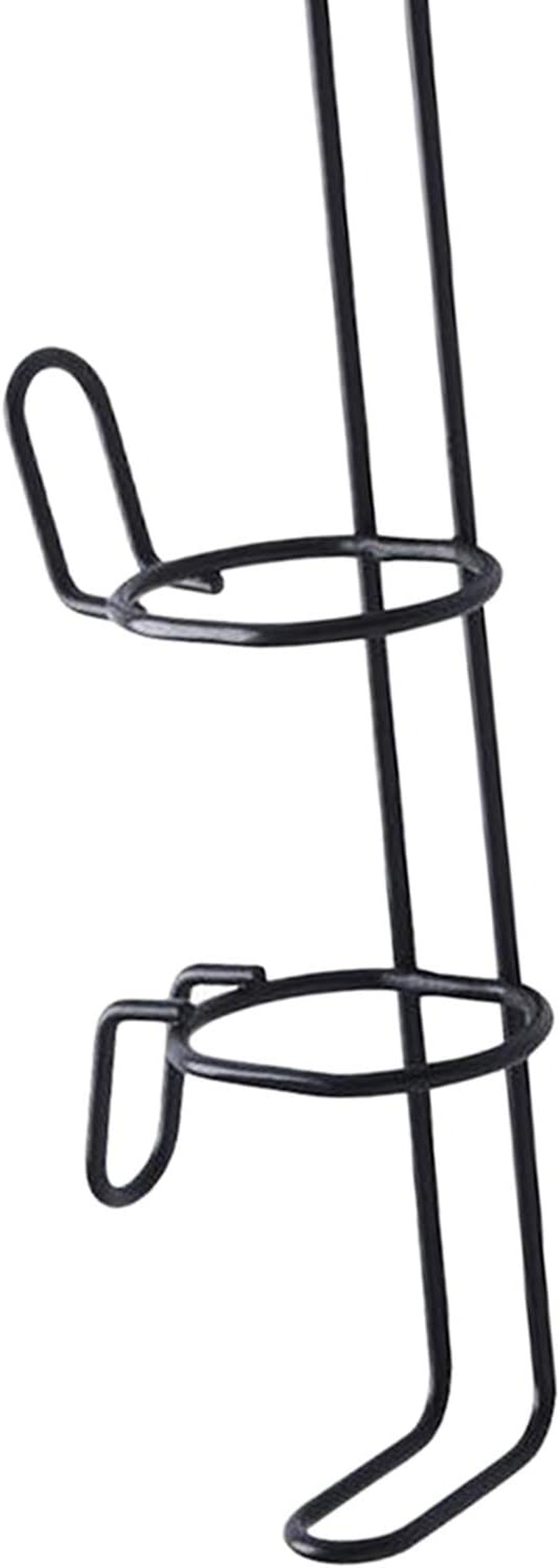 Harayaa Hair Curling Iron Holder Wall Mounted Self Adhesive, Hair Straighteners Rack Bathroom Curling Wands Flat Irons Organizer - Black image number 5