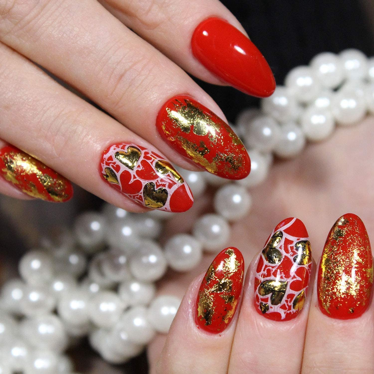 Tamicy 500 Sheets 10 Colors Metallic Gold Foil Leaf Paper - Foil Paper Slime Decorating Gilding Furniture, DIY Nails, Arts, Crafts, Paintings image number 6