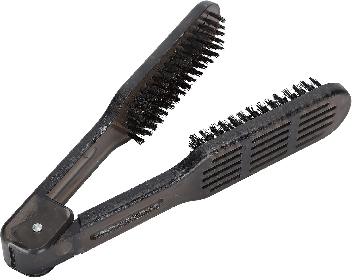 Chazcool Double Brush for Hair Straightening, Clamp Brush for Straightening Hair, Hair Styling Clips for Smoothing and Straight Hair Styles image number 5