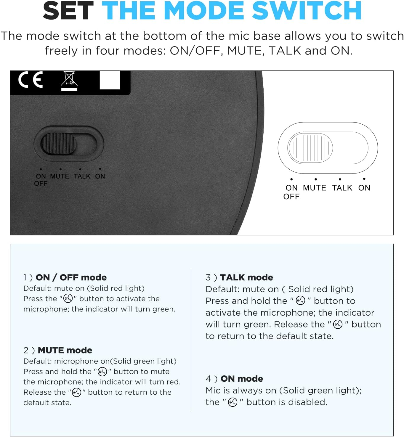 BOYA Desktop Condenser Podium Microphone, 18" Bi-Fold Gooseneck Microphone with Mute Button&Led Indicator, XLR Mic for Conference Meeting Video Live Streaming Lecture Speech Podcast image number 1