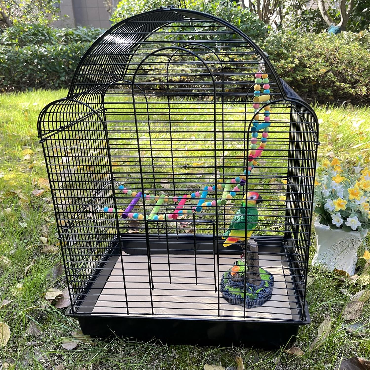 Gravel Paper for Bird Cage,Birdcage Liner Papers Cuttable Gravel Liner Sea Sand Paper Pet Animal Cages Cushion Great for Hard-Billed Birds Parrot | Clean Safe & Aids in Digestion (8 PCS - 17" X 11") image number 4