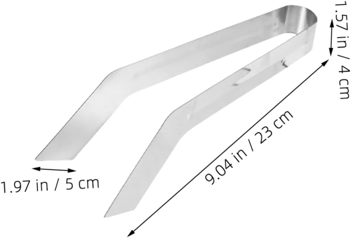 INOOMP 2Pcs Stainless Steel Garden Transplanting Tong for Plants Puller Hand Tool image number 6