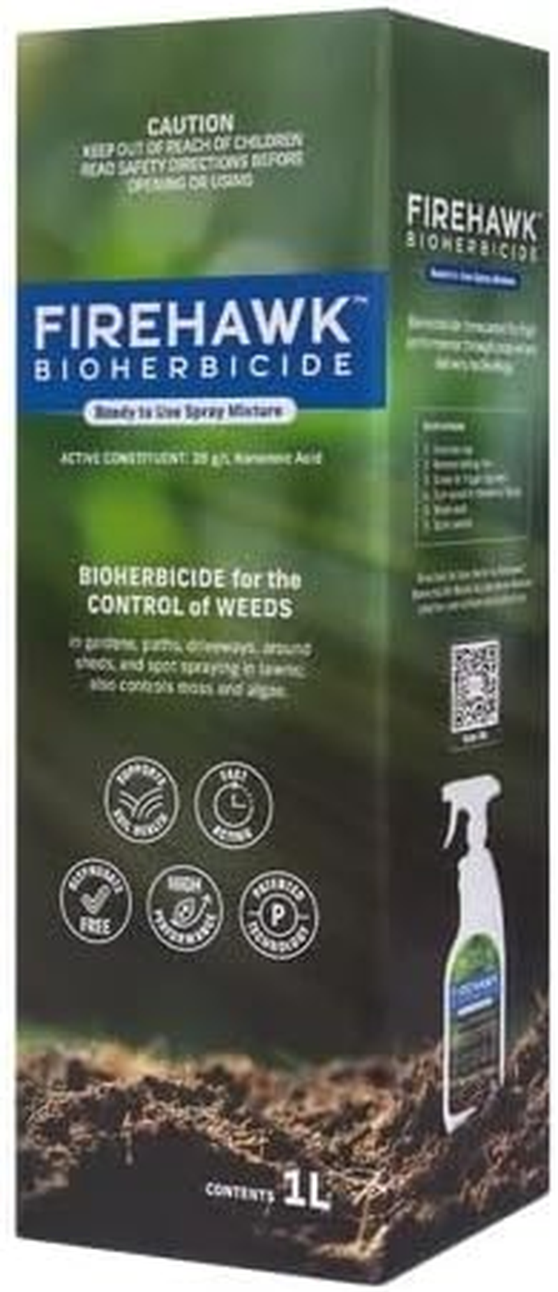 Firehawk Bioherbicide Weed Control Ready to Use Spray Mixture 1 Litre image number 1