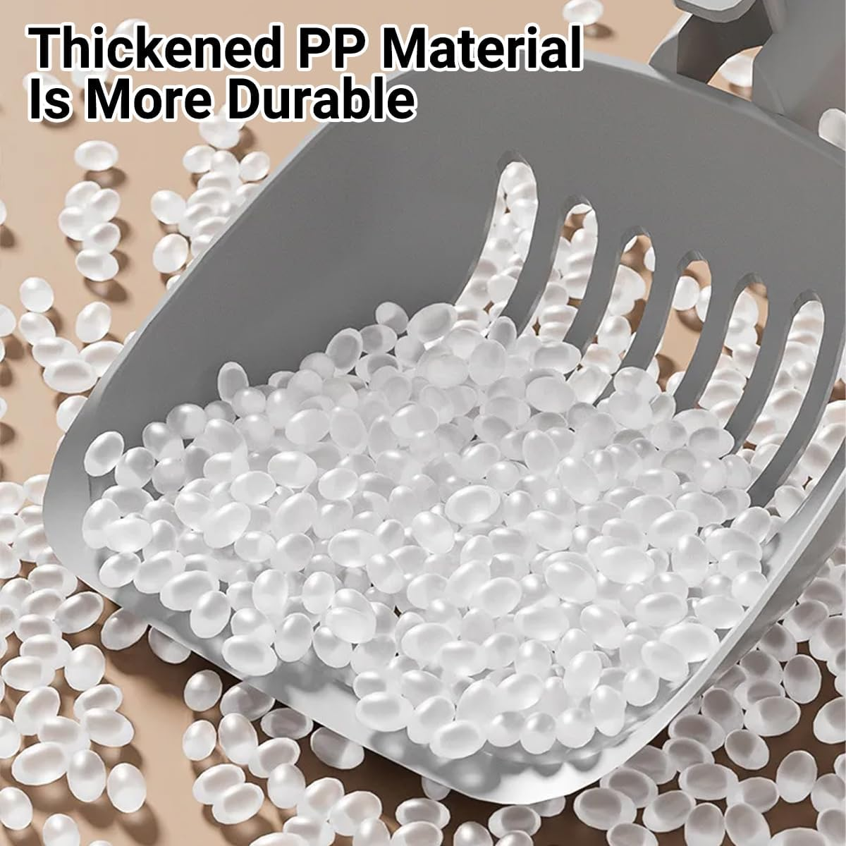 AIMALL Large Semi Closed Cat Litter Box Covered Litter Pan for Cats Easy Clean Design image number 6