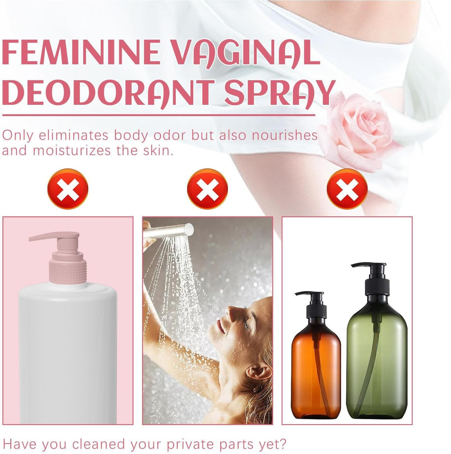 Women Private Part Spray, Daily Freshness Intimate, Gentle Vaginal Odour Protection Spray for Women, Relieve-Itching, Safe Ultimate Skin Care, Feminine Hygiene image number 3