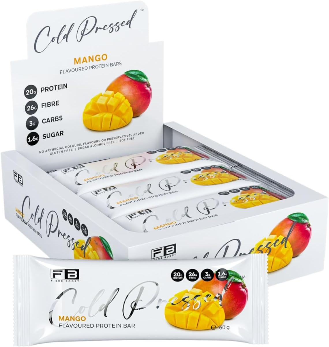 Fibre Boost Cold Pressed Mango Flavoured Protein Bar