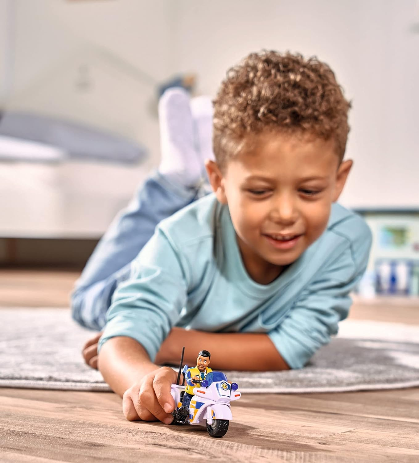 Sam Polizei Motorrad Mit Figur image number 2