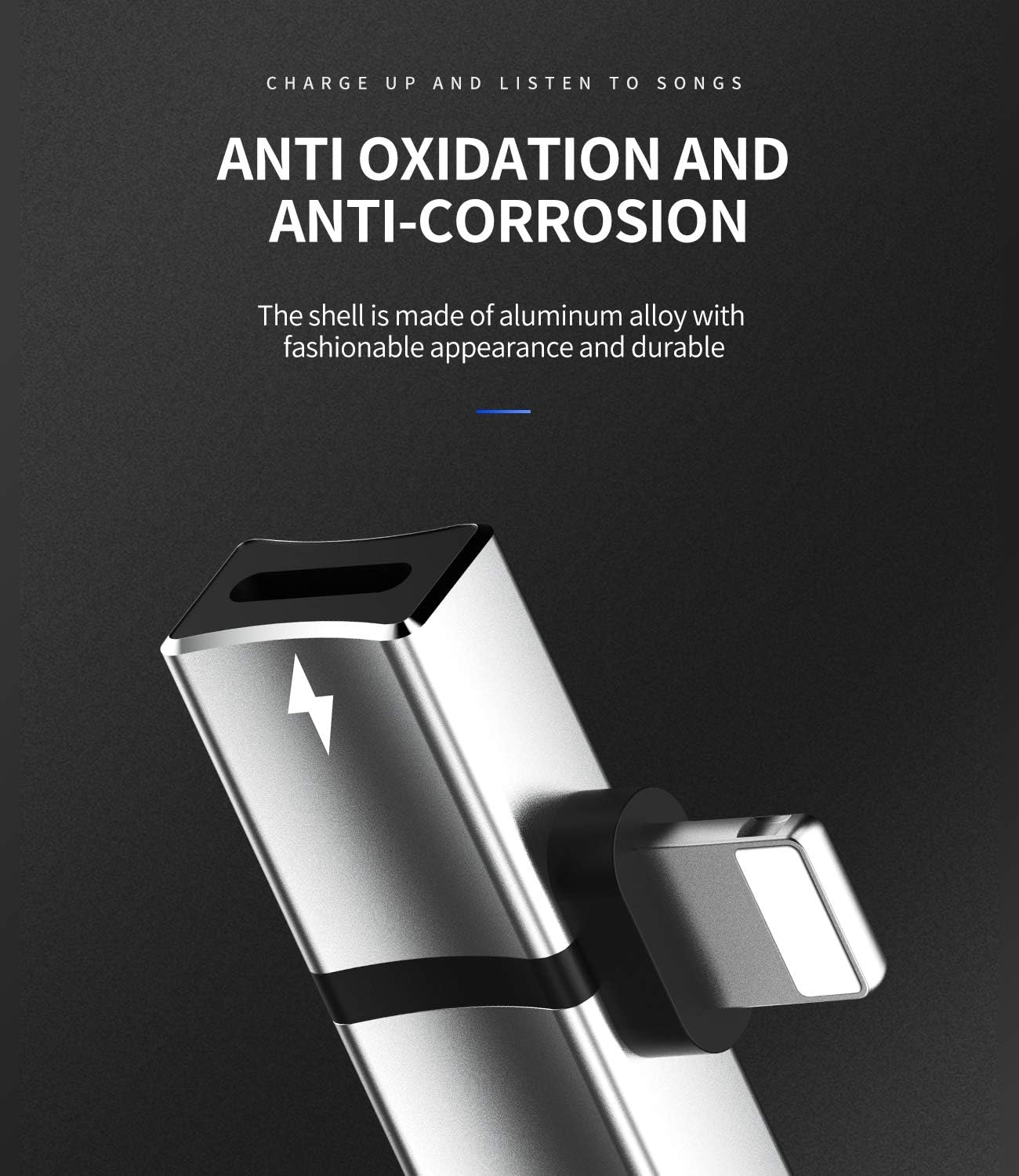 Iphone Headphone Splitter Dual Lightning Jack Dongle 2In1(2Pack)Audio Charging Adapter AUX Cable Adaptador Para Apple MFI Certified for 14 13 12 11 Pro Max Mini XS SE X 7 8 plus Charger Converter Cord image number 1